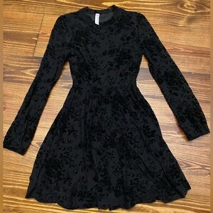 American Rag Black Dress With Lace, Size Small, Long Sleeve
